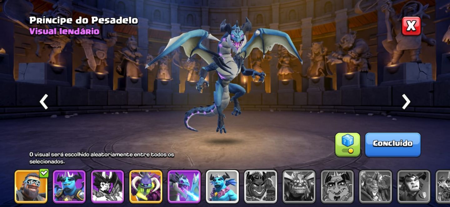 CV18 FULL RARO SKINS E PAISAGEM