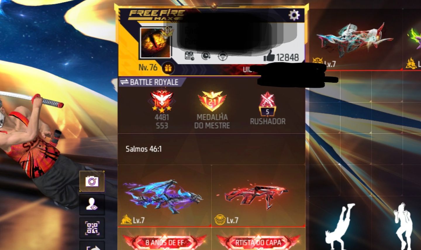 Conta de ff prime 8