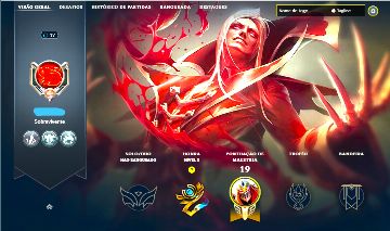 VLADIMIR CAMPEÃO + [ INVENTÁRIO COM SKIN E BAÚS HEXTEC ] + [ TROCA NICK ]