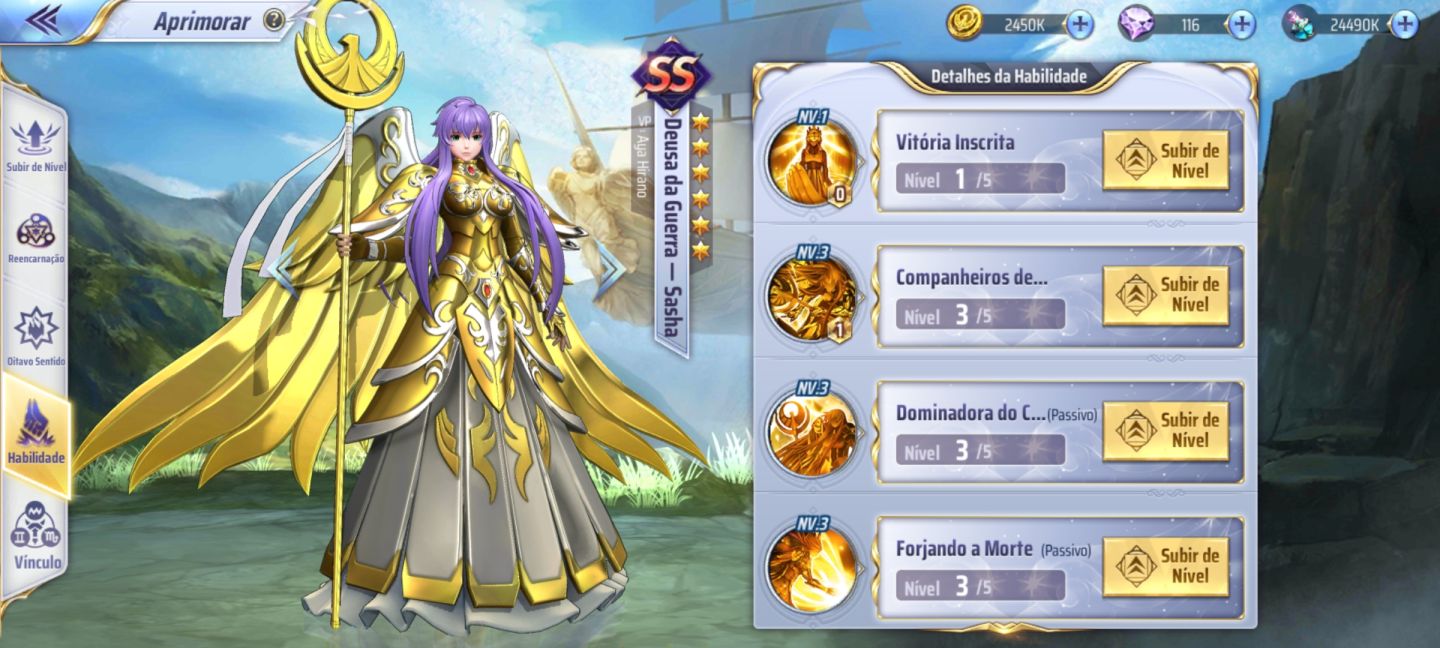 CONTA SAINT SEIYA NO 150