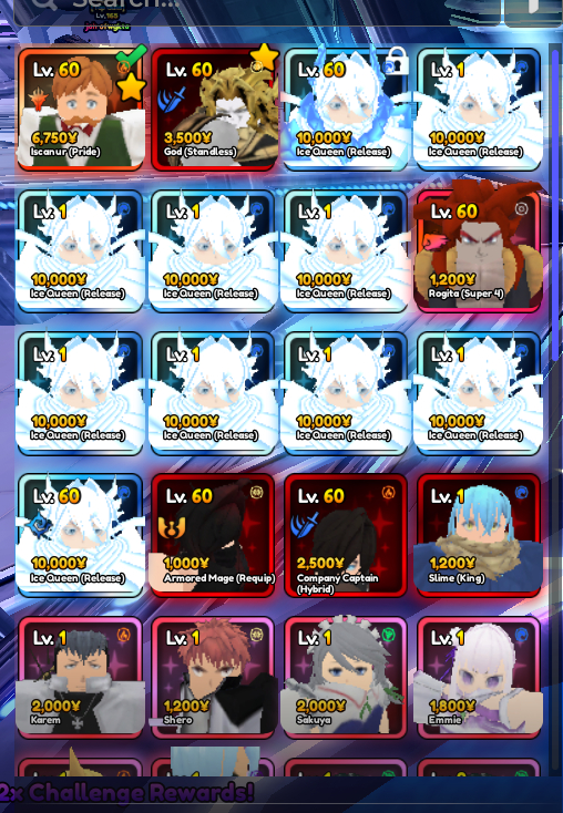 [UNITS] ANIME VANGUARDS 50% OFF {SERVIÇOS}