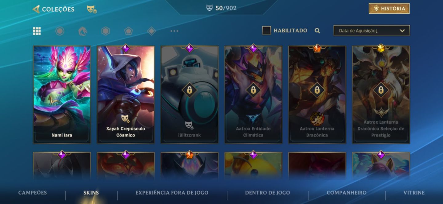 Conta WILD RIFT - Main/Mono Katarina + 50 Skins (metade fadinha e masc)