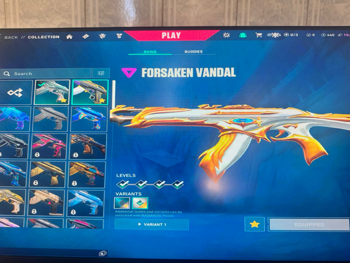 CONTA VALORANT DIAMANTE 2 + SKINS TOP (ELDERFLAME, PRIME, GLITCHPOP)
