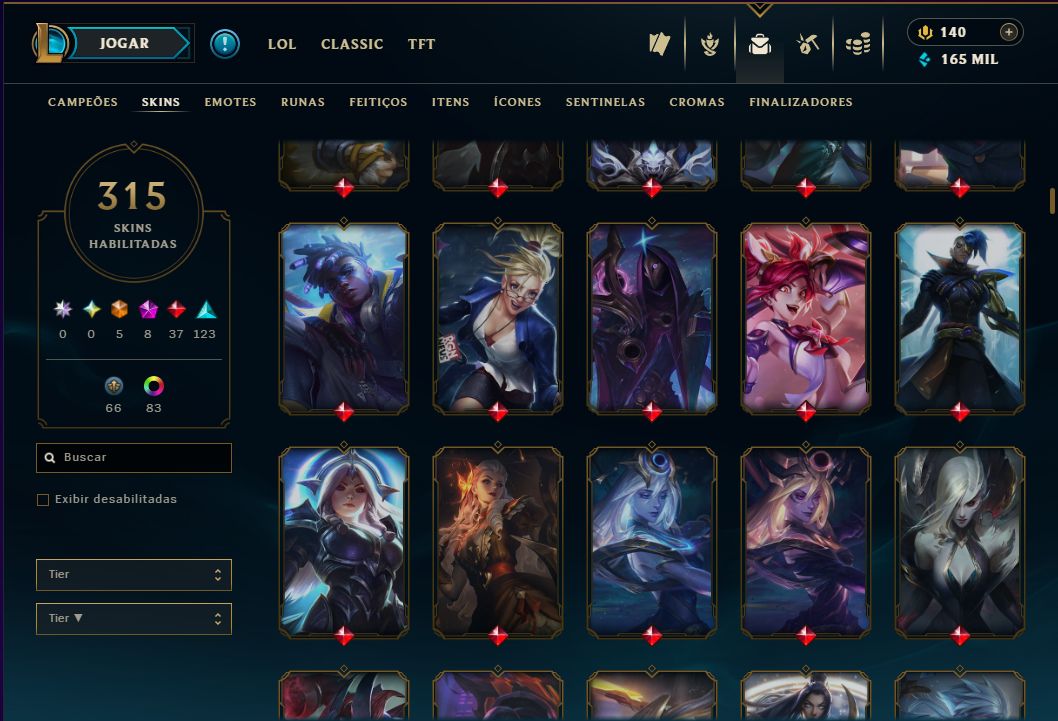 CONTA LEAGUE OF LEGENDS + VALORANT