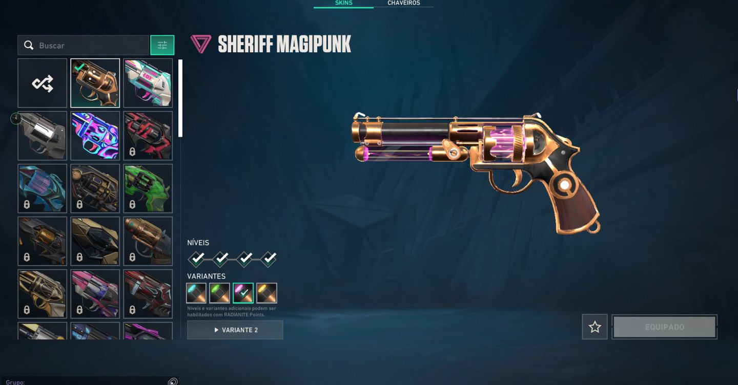 COnta Valorant, 2 skin de faca e muito mais