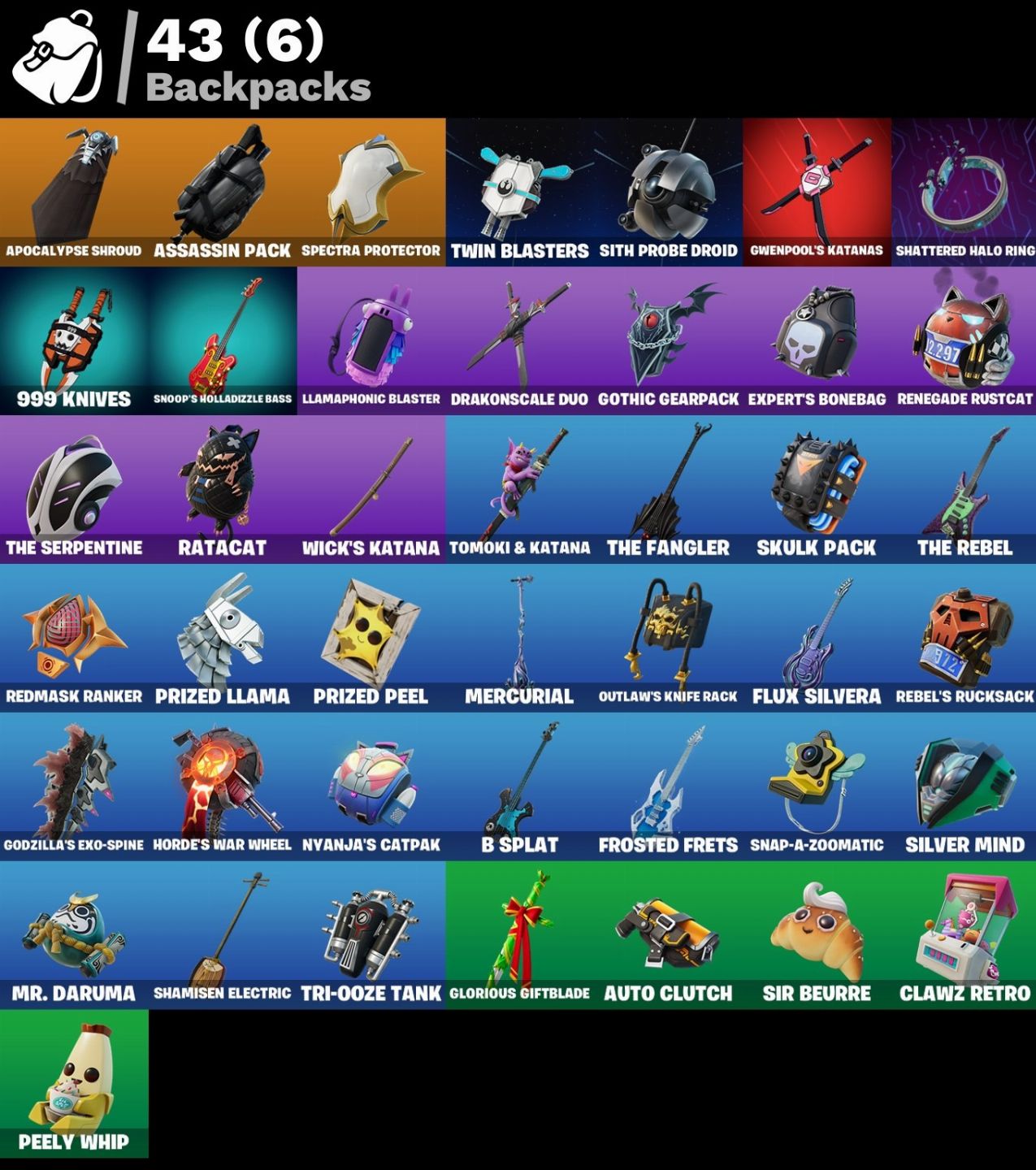 Conta Fortnite 17 SKINS / John Wick / Leather Face/ Dath Maul / 700 Vbucks
