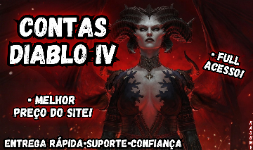 Contas 100% Online Diablo IV - Full Acesso | Melhor Preço do Site