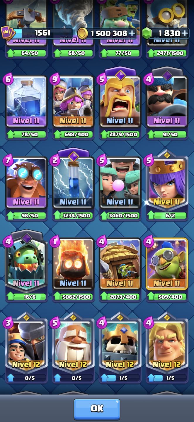 CONTA DE CLASH ROYALE 9 NAOS ANTIGUIDADE