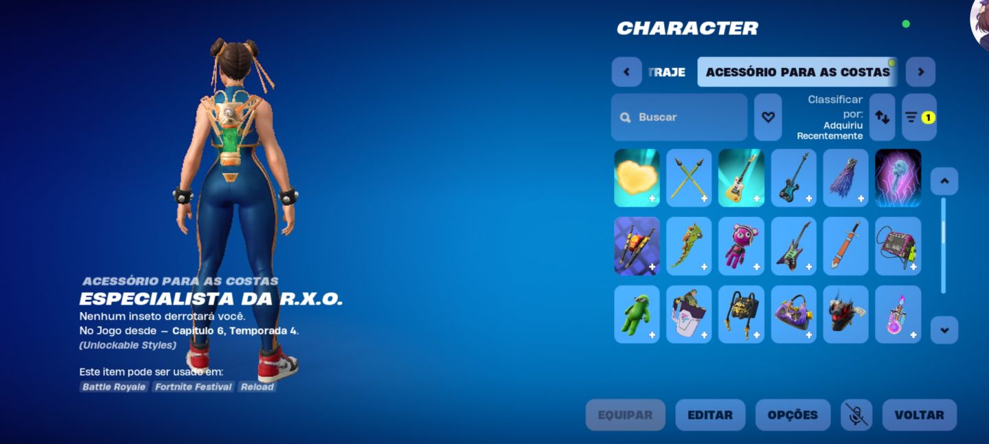 Conta de fortnite com 60 skin