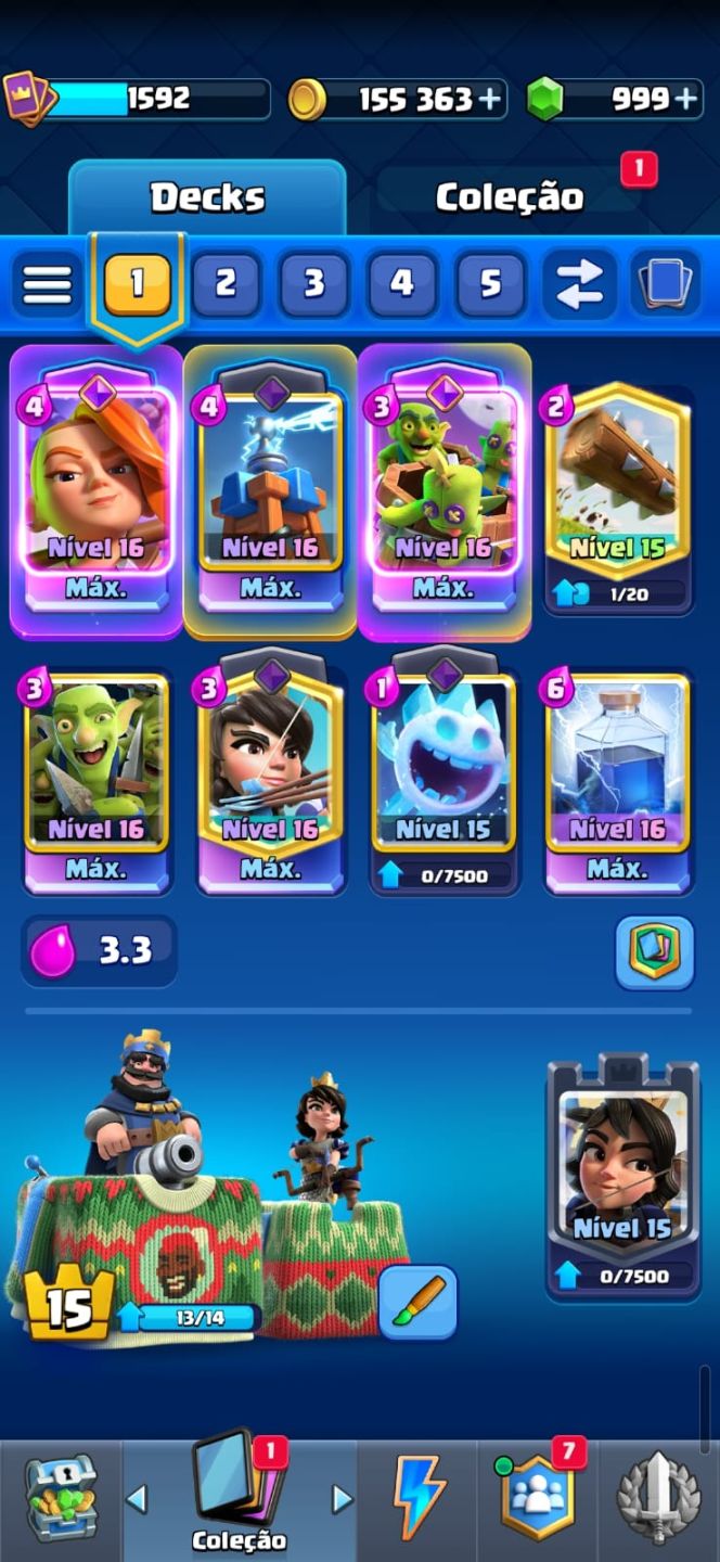 Conta Clash Royale - 6 Anos de Conta - Full Deck