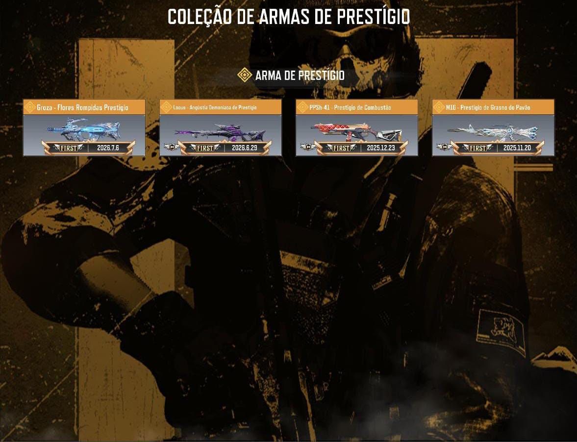 CONTA DE ELITE COD MOBILE! 4 Armas Míticas + 38 Lendárias + Kui Ji Mítico!