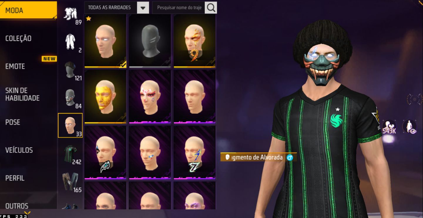 CONTA FREE FIRE TRYHARD PARA APOSTADO (MELHOR PREÇO DO MERCADO)