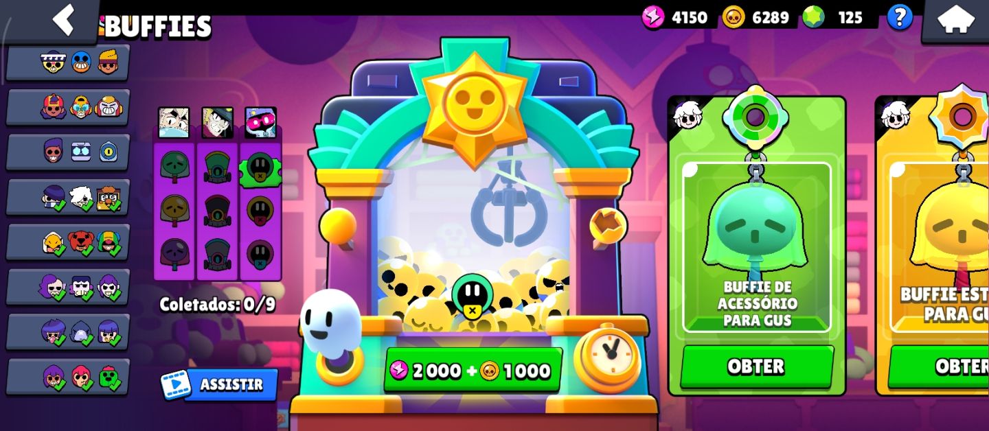 Conta de brawl stras MUITO UPADA com MESTRE NA RANK