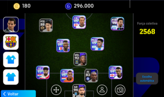 CONTAS EFOOTBALL MOBILE ANDROID IOS (TIME FORTE)