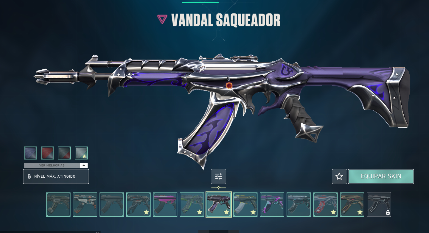 CONTA VALORANT | SKIN DE VANDAL E MAIS SKIN RARAS!