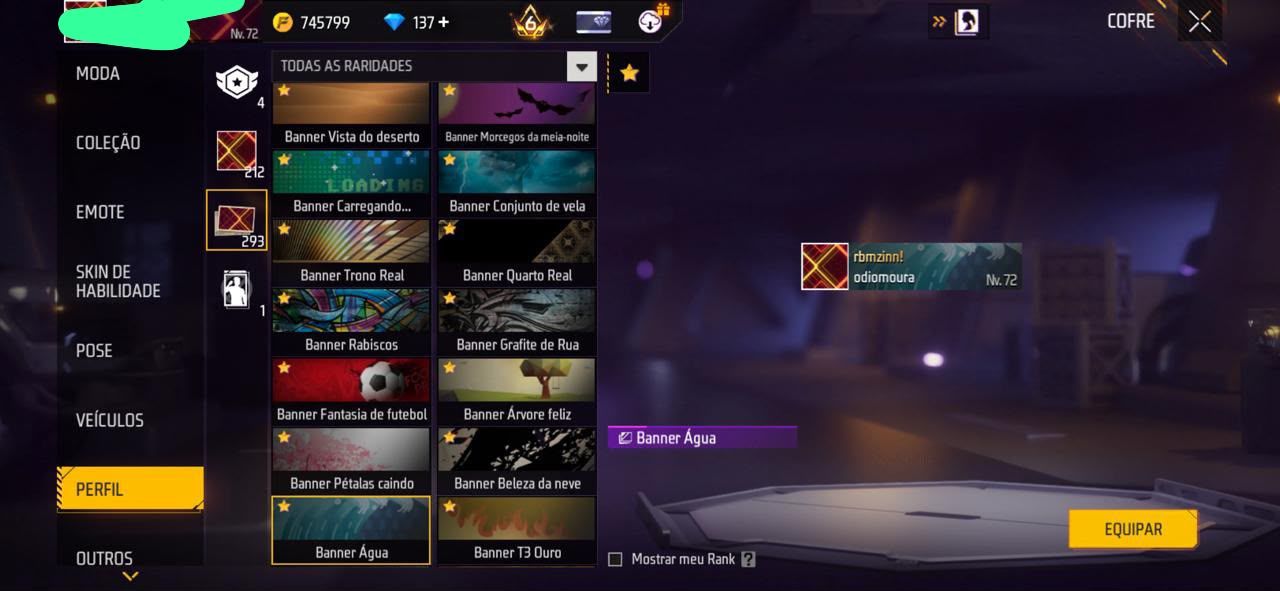 Conta Free Fire antiga primeiros passe