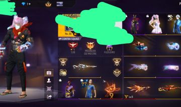 CONTA FREE FIRE skns EXCLUSIVO