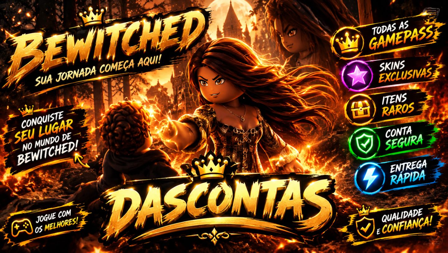 Encantado - Bewitched - Roblox - Todas as Gamepass - 50% Off - Entrega Rapida