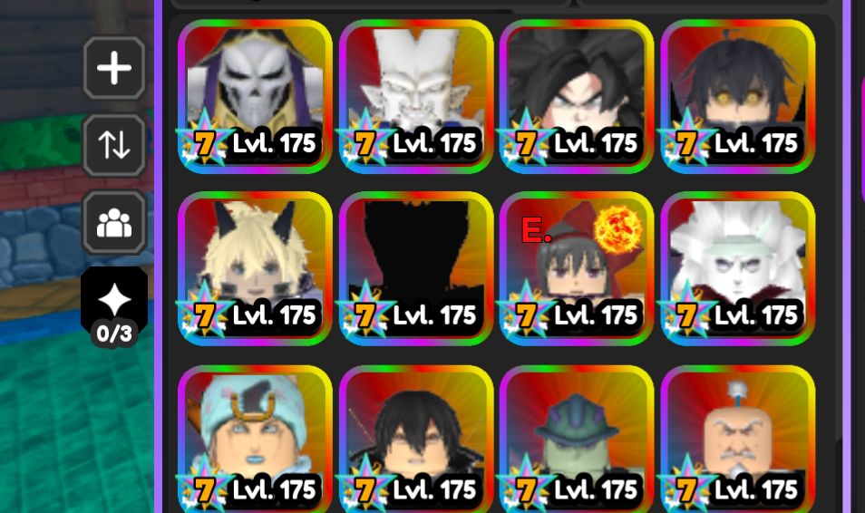 34 personagens 7 estrelas Conta ALL Star Tower Defense Roblox