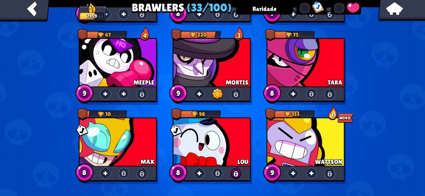 CONTA DE CLASH ROYALE COM 3,2K TROFEUS E BRAWL STARS 7,9K TROFEU E LENDARIO