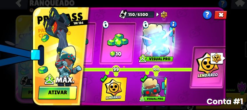 CONTAS BRAWL STARS FULL ACCESS | MAIS BARATAS DA GGMAX
