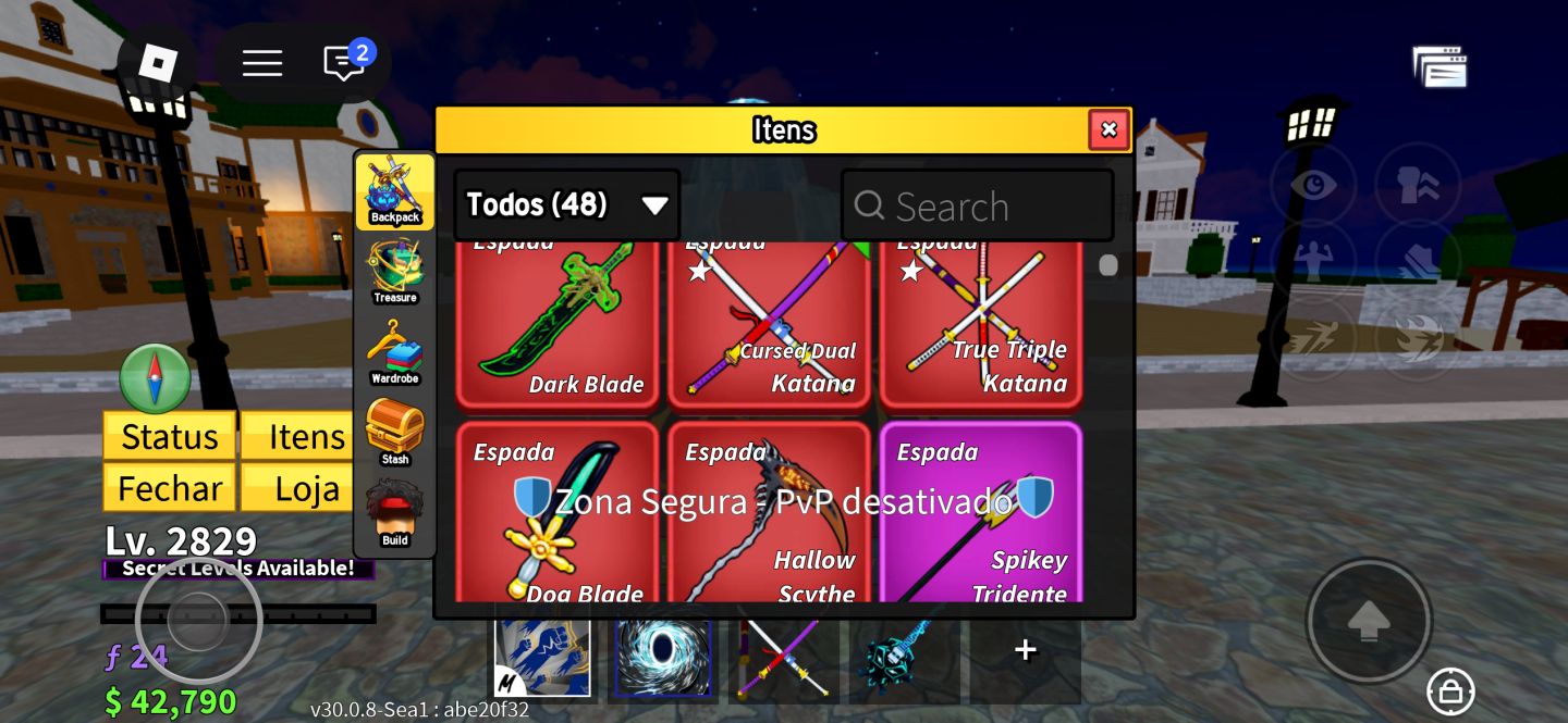 CONTA END GAME BLOX FRUITS COM DRAGON PERM E KIT PERM
