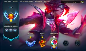 SKIN LENDÁRIA RIVEN PACTO QUEBRADO + [ DIAMANTE 60% DE WINRATE ] + [TROCA NICK]