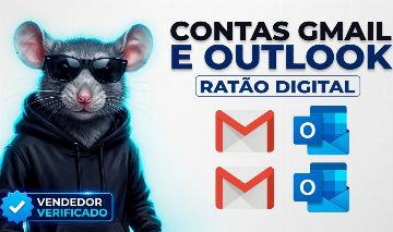 CONTAS GMAIL E OUTLOK | ALTA QUALIDADE