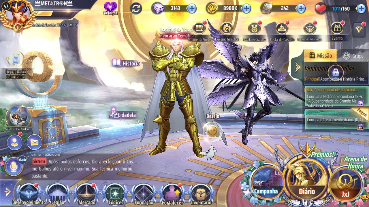 A150 - Conta boa pra pvp e para pve, varios personagens incluindo yohma