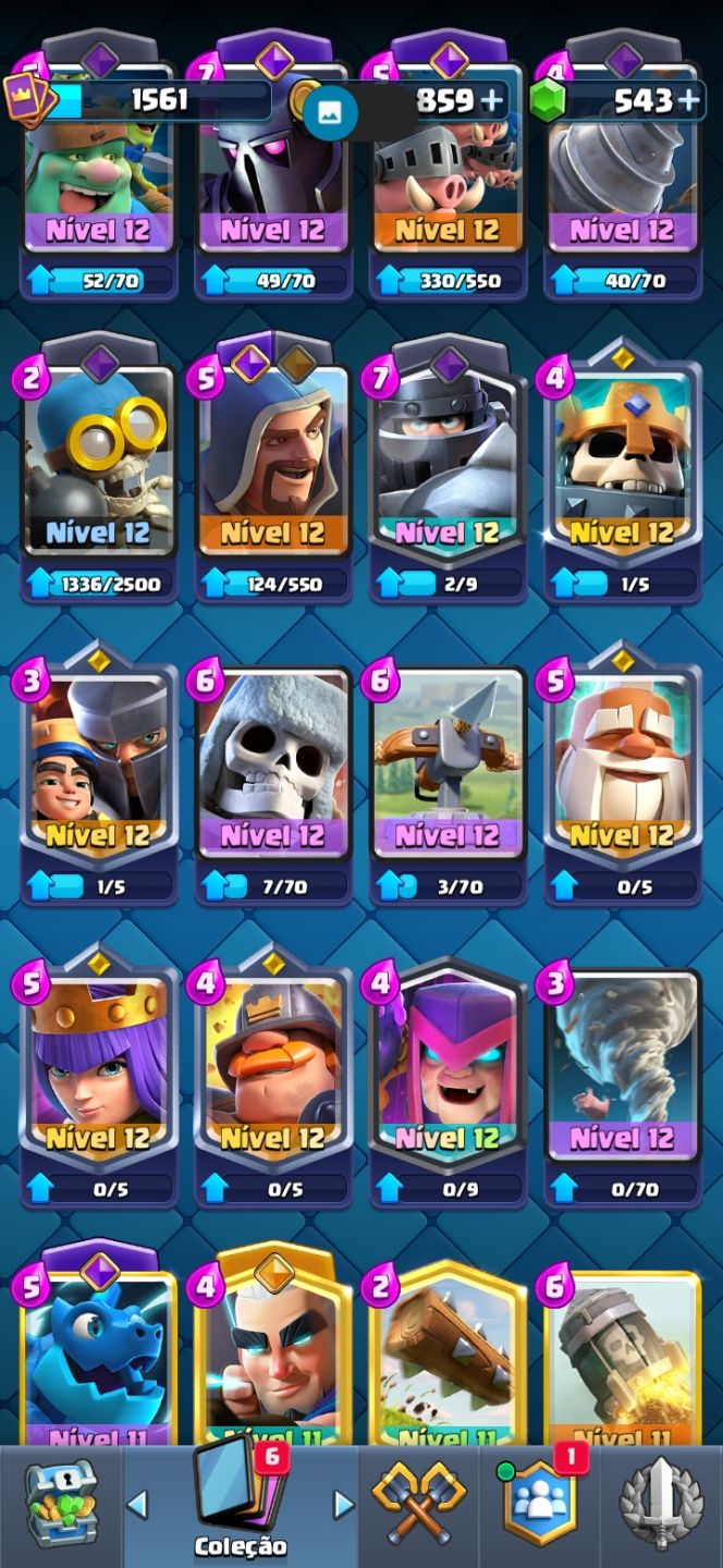 Conta arena 28 (Clash royale