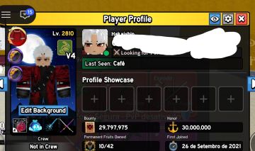 CONTA BLOX FRUITS COM TUDO DO JOGO
