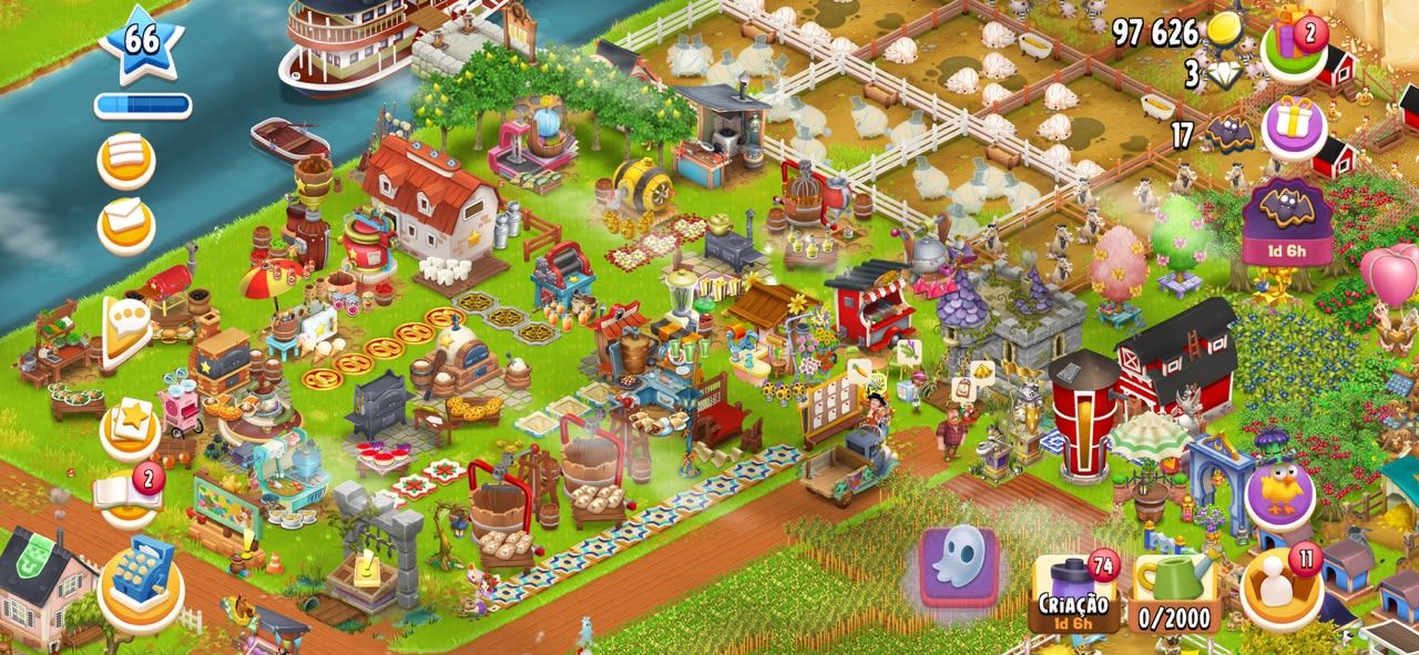 [CONTA HAY DAY À VENDA! - Nível 66 Fazenda desenvolvida!]