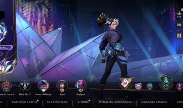 Conta Wild Rift com 125 skins e todas do passe ranked