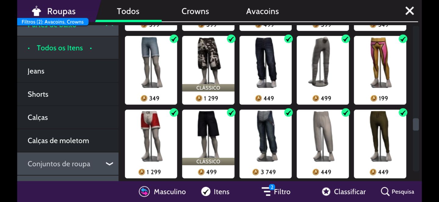 CONTA MASC. AVK LIFE rara chega mais!