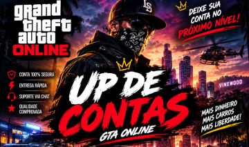 SERVIÇO DE UP DE CONTAS GTA 5 ONLINE LEGACY PC