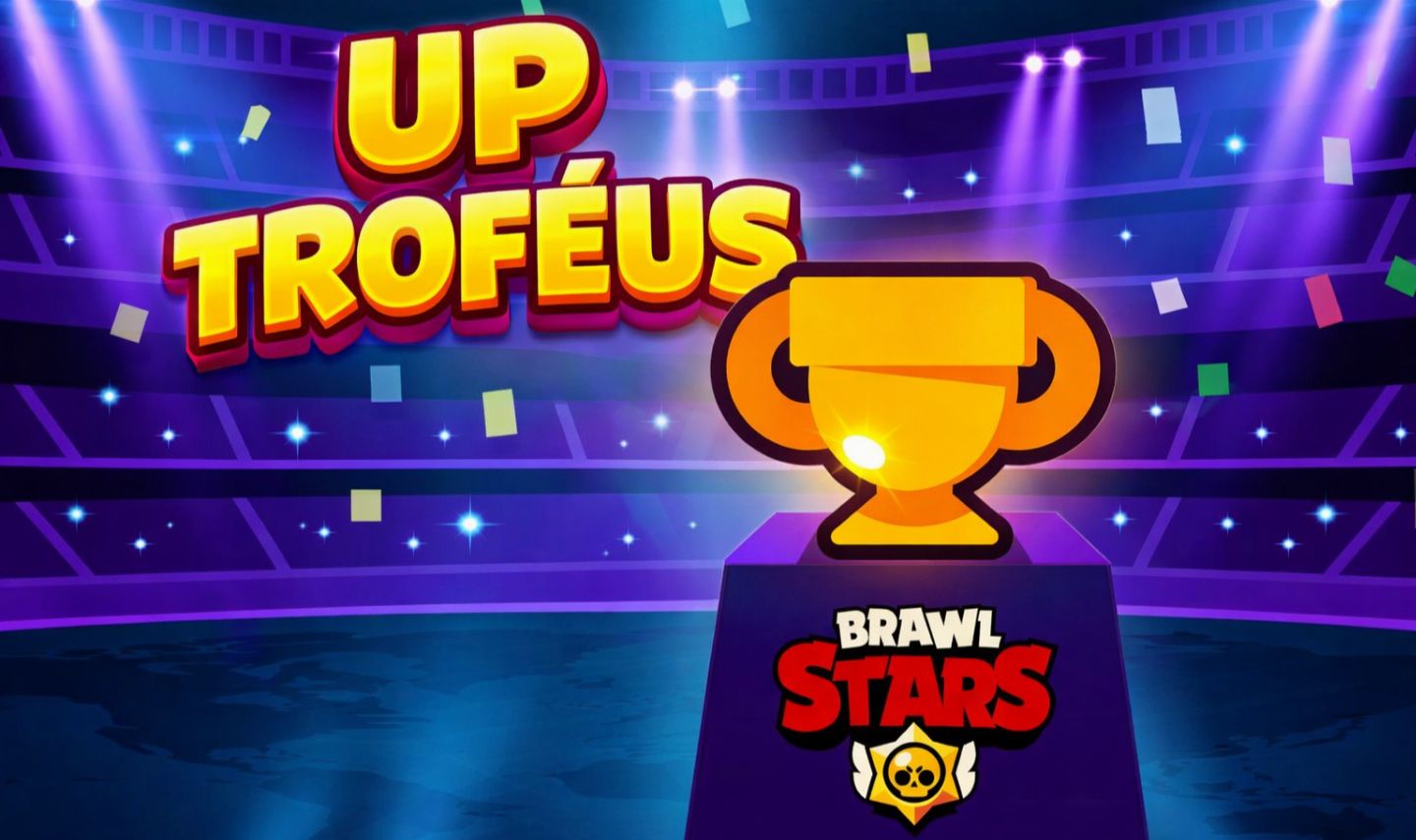 BRAWL STARS | UP DE TROFÉUS, CLASSE (RANQUEADO) E MESTRIA | ENTREGA RÁPIDA