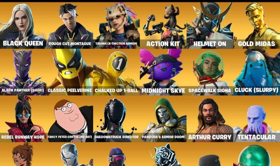 CONTA PRA IR RAPIDO COM 78 SKINS MIDAS DE OURO E DEADPOLL E MUITO ++