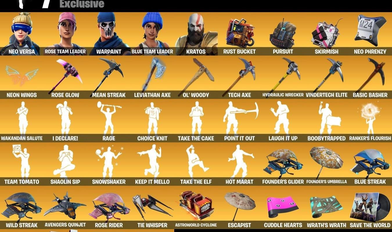 CONTA OG FORTNITE COM FUNDADOR SALVE O MUNDO