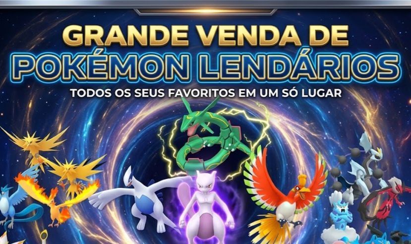 POKÉMON GO | Lendários, Shinys e BG | Melhor Preço do Mercado!