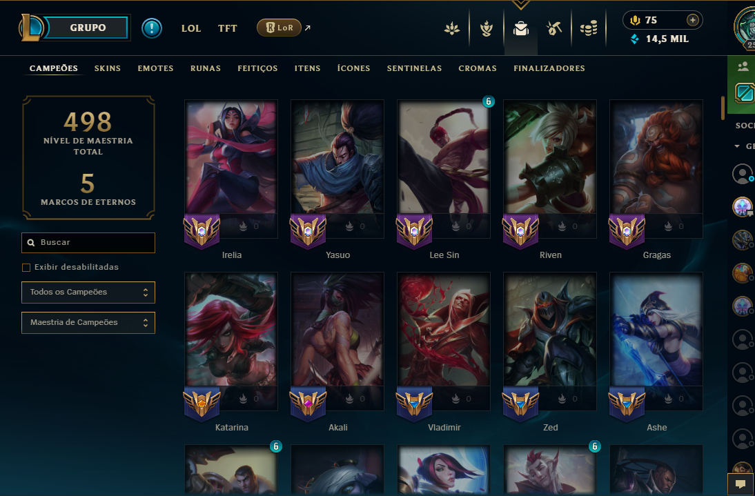 Conta LoL + Valorant + Skins Épicas