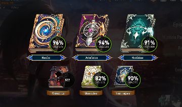 Epic Seven End-game acc - 88 MLs - All Collabs - 362 heroes