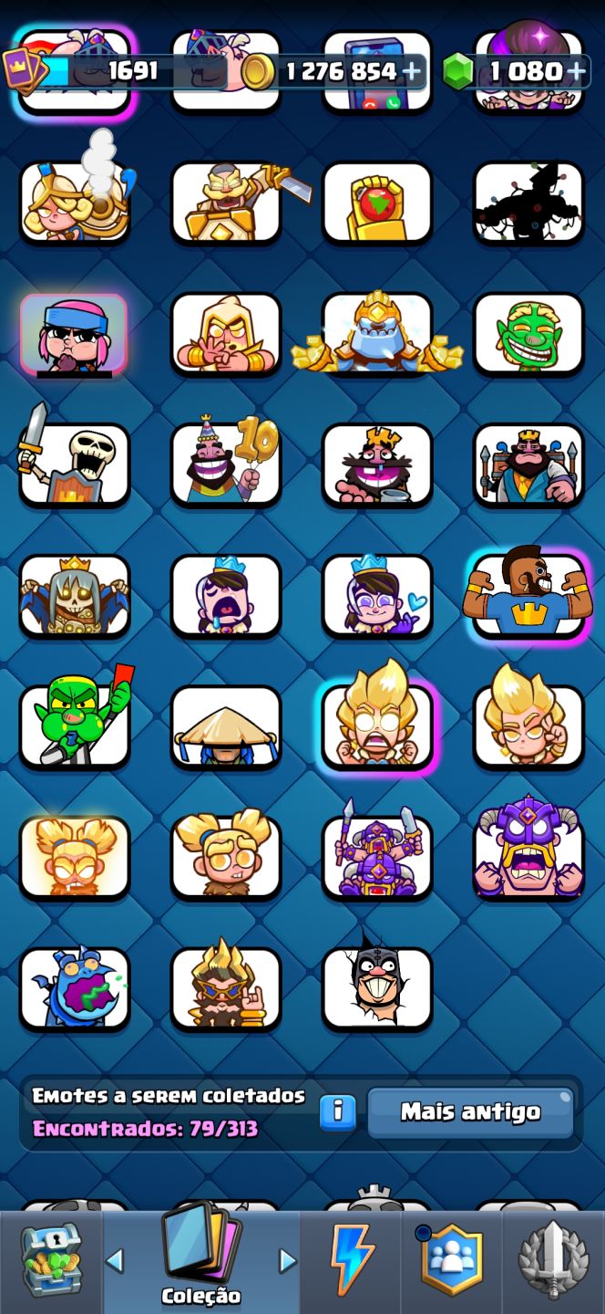 Conta clash royale 13200 trofeus