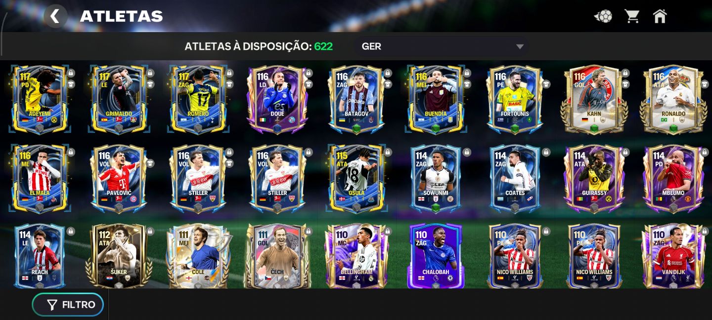 CONTA EA FC (FIFA MOBILE) GER 117- MUITO BOA