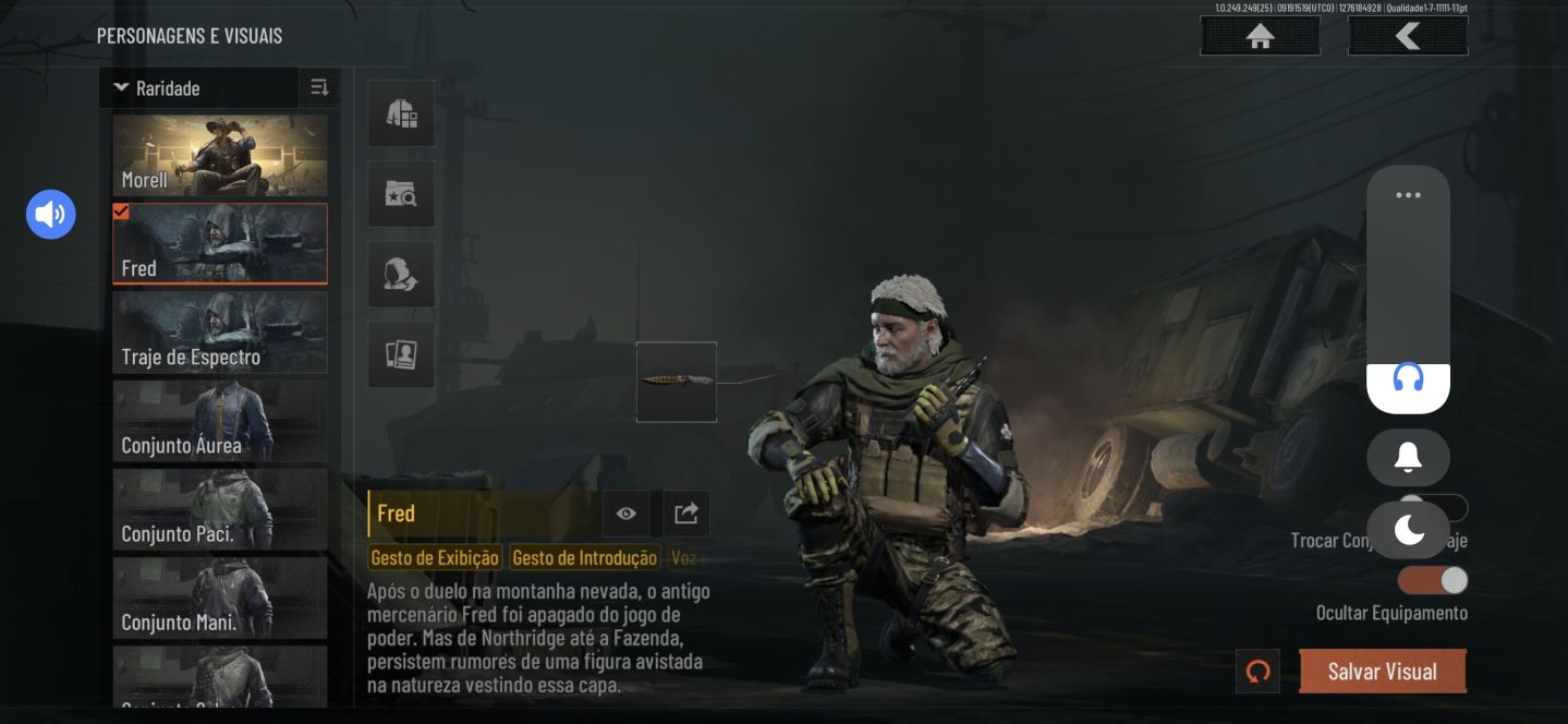 Skins de arma de personagem melhor