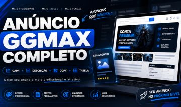 CRIO SEU ANÚNCIO GGMAX COMPLETO | CAPA + DESCRIÇÃO + COPY + TABELA