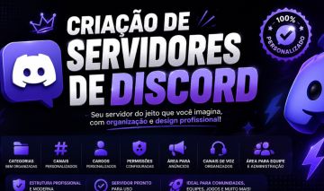 CRIAÇÃO DE SERVIDORES DE DISCORD