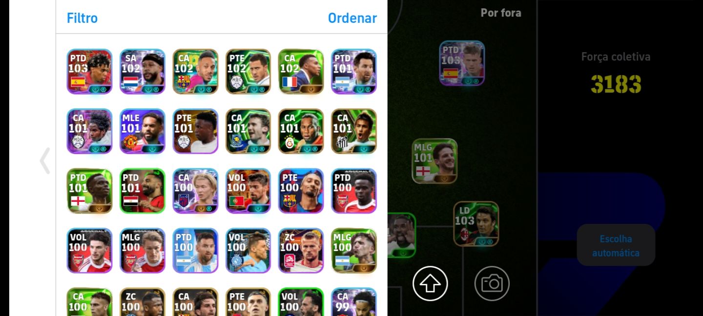 Conta de efootball braba 1 divisao