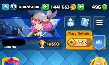 Conta de Clash royale