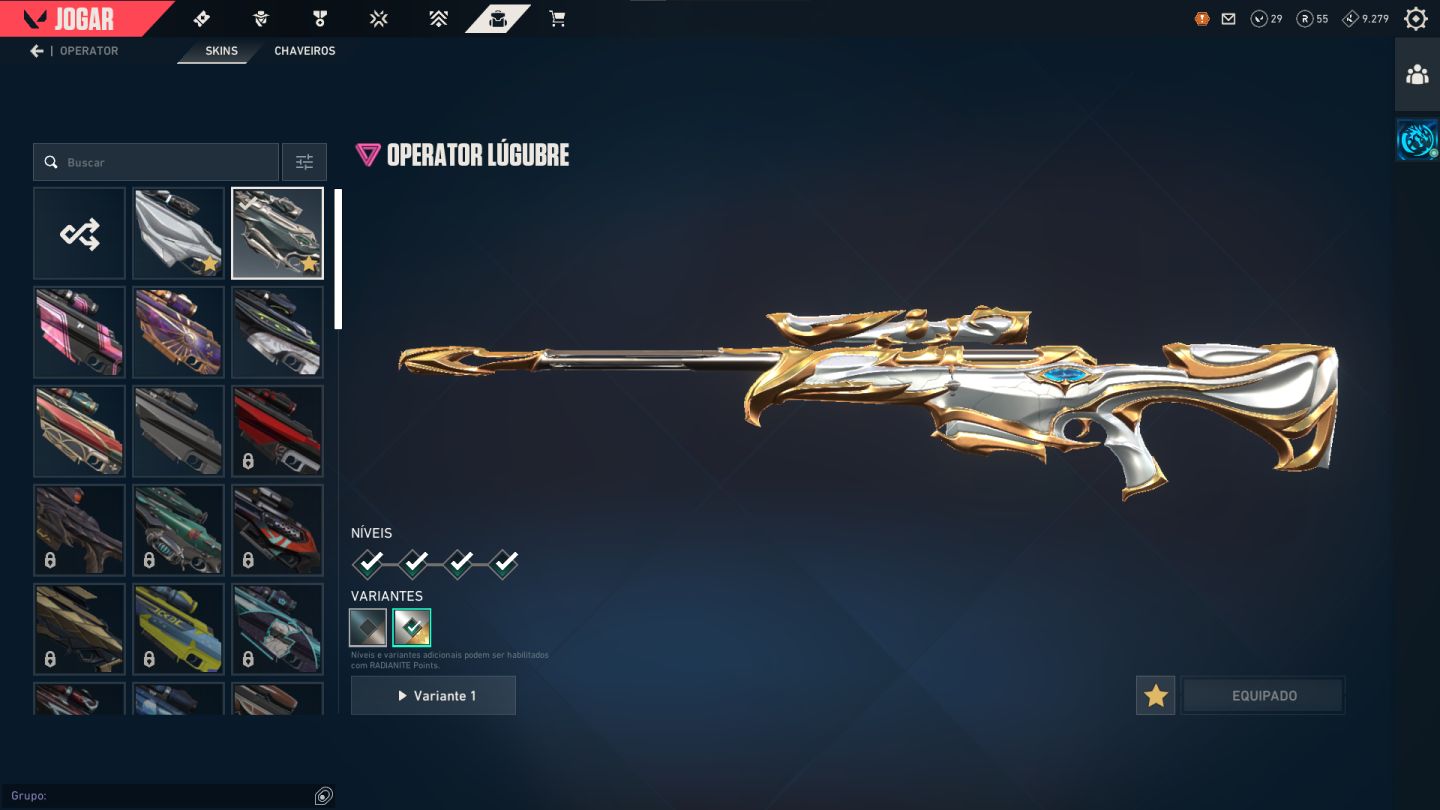 Conta Valorant com Skins - 3.1K Gastos