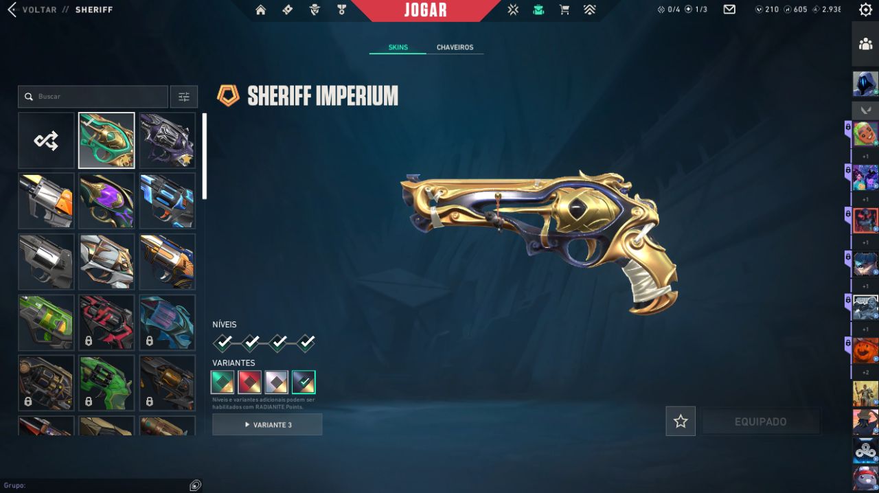 Conta Main Valorant/League OF Legends LoL Muitas Skins em ambos jogos